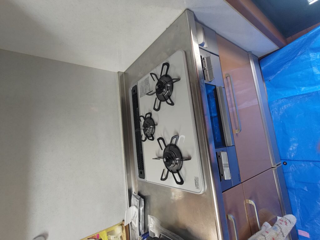 木更津市　コンロ交換工事