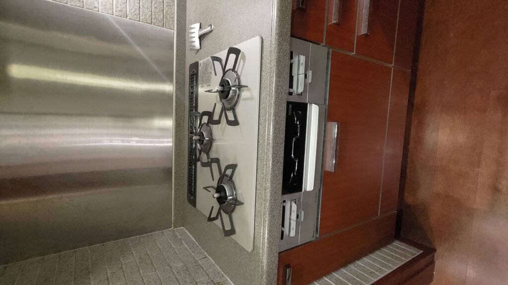 中央区　コンロ交換工事