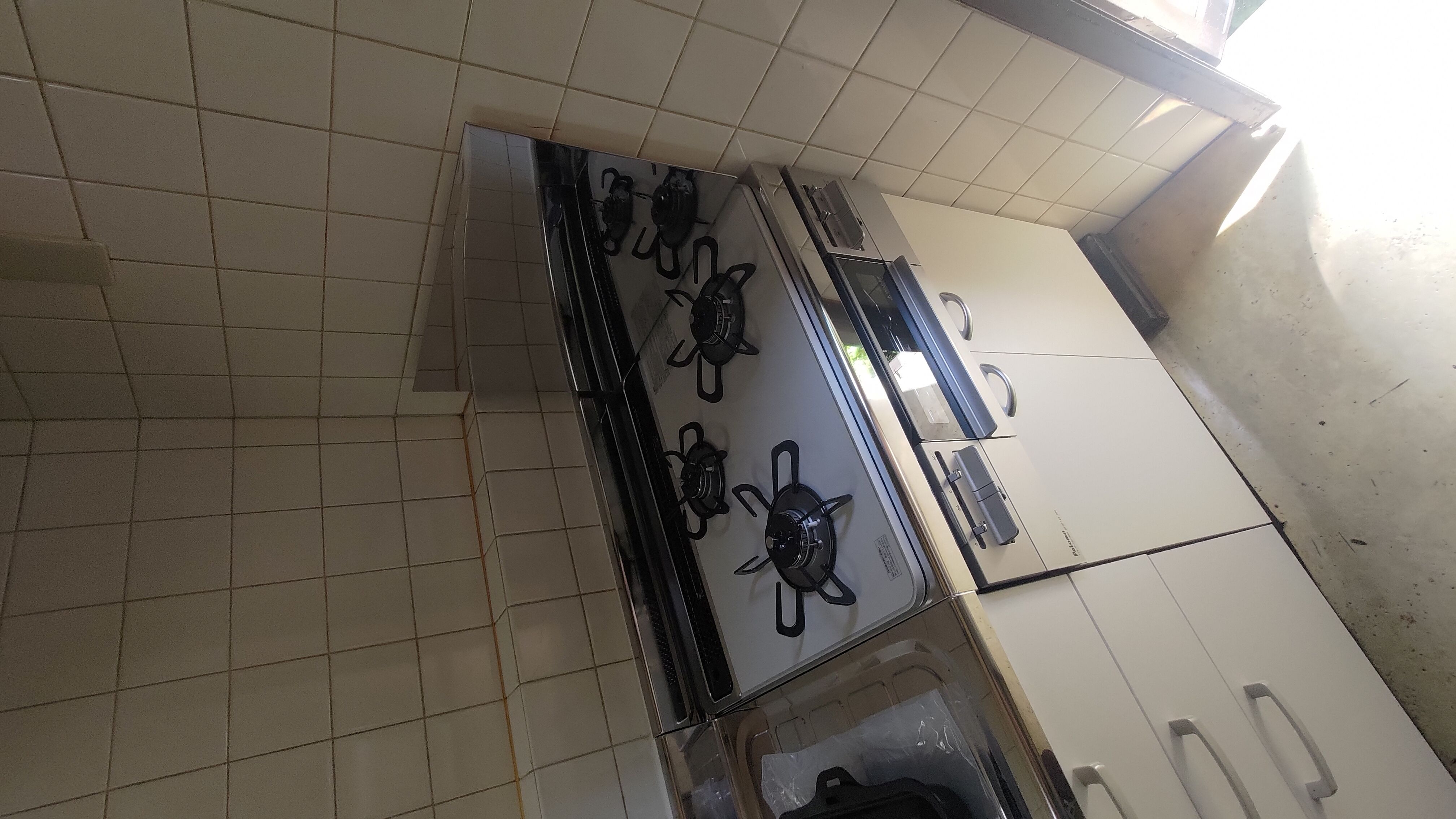 横浜市　コンロ交換工事