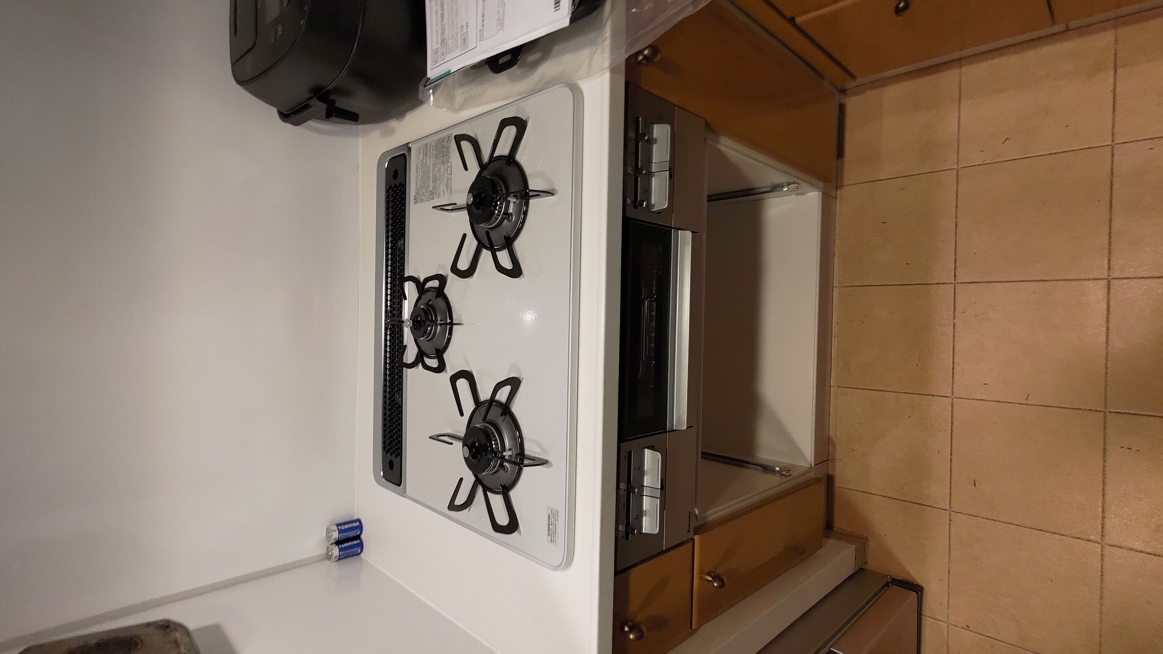 世田谷区　コンロ交換工事