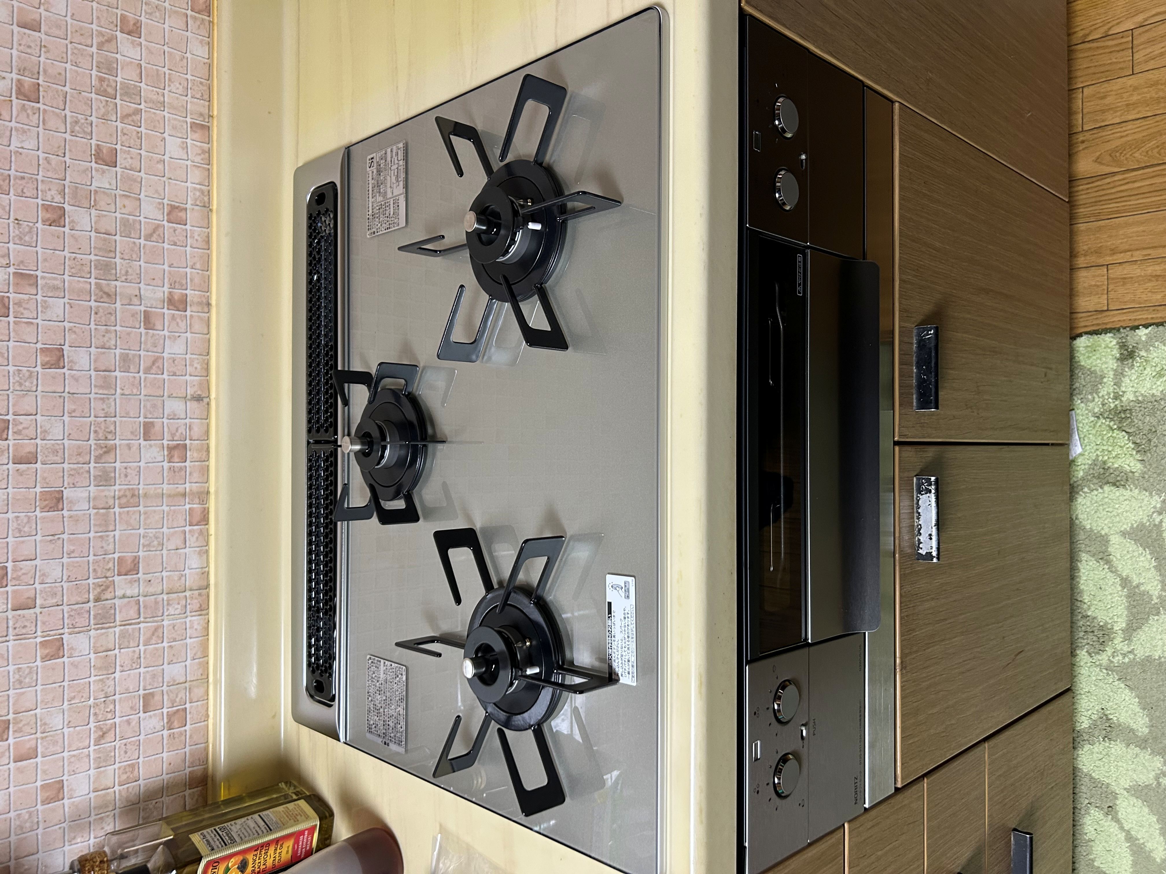 品川区　コンロ交換工事