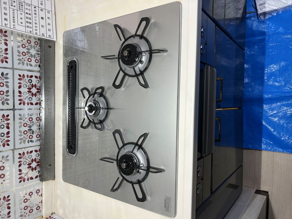 横浜市　コンロ交換工事